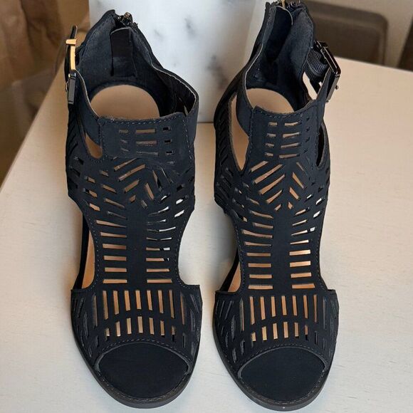 TOP Moda LEVIN-1 Ankle Strap Open Toe Chunky Heel Platform Gladiator Sandal 6.5 - Picture 3 of 11